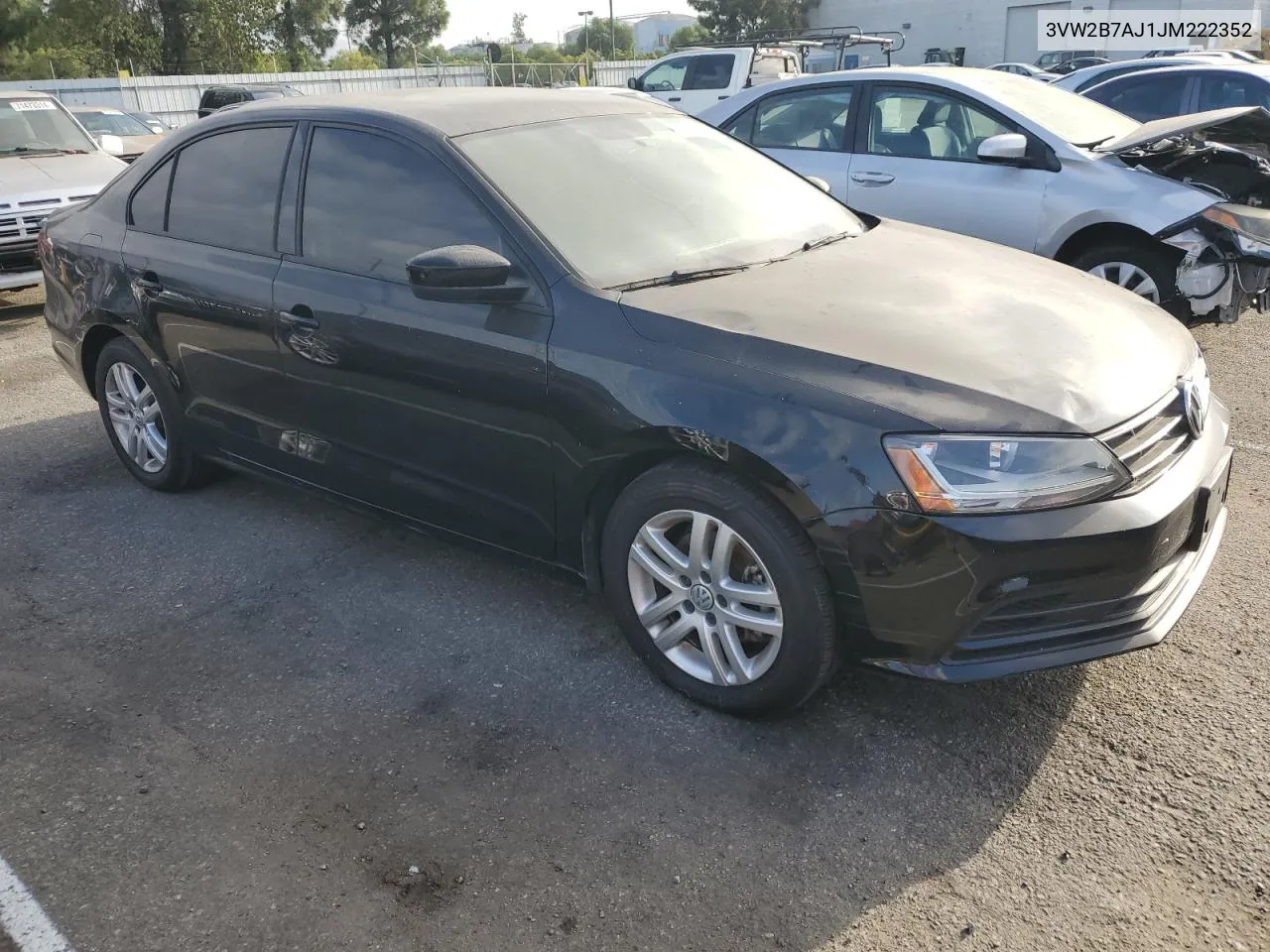 2018 Volkswagen Jetta S VIN: 3VW2B7AJ1JM222352 Lot: 71839224