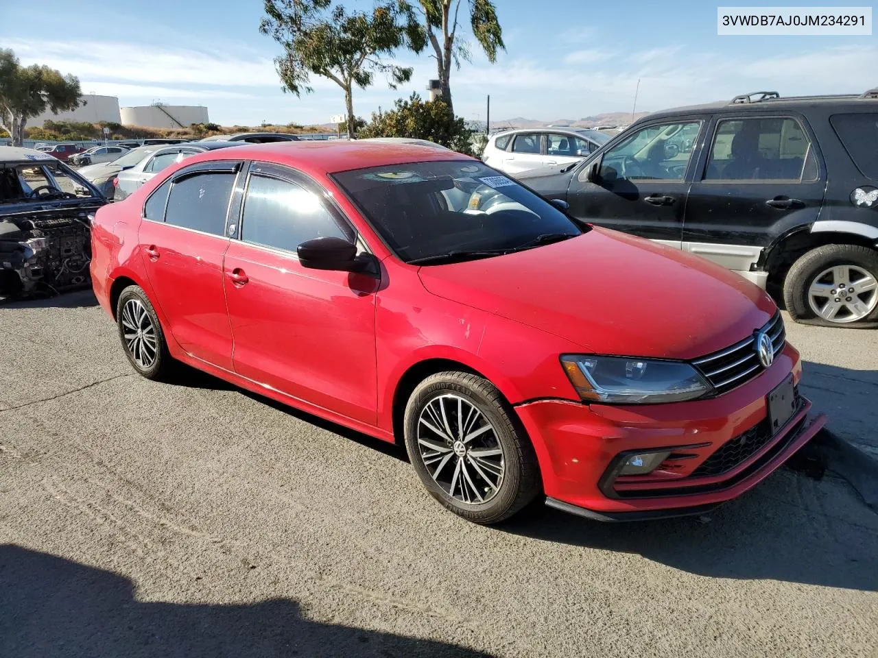 2018 Volkswagen Jetta Se VIN: 3VWDB7AJ0JM234291 Lot: 73060554