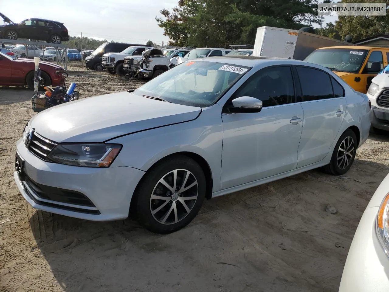 3VWDB7AJ3JM238884 2018 Volkswagen Jetta Se