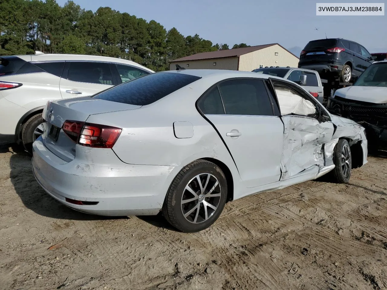 2018 Volkswagen Jetta Se VIN: 3VWDB7AJ3JM238884 Lot: 73111804