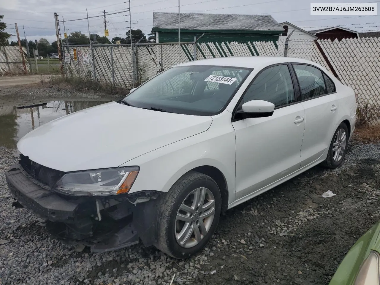 2018 Volkswagen Jetta S VIN: 3VW2B7AJ6JM263608 Lot: 73128144