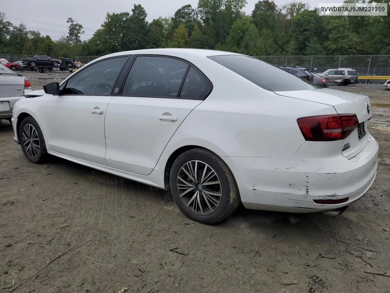 3VWDB7AJ9JM221359 2018 Volkswagen Jetta Se