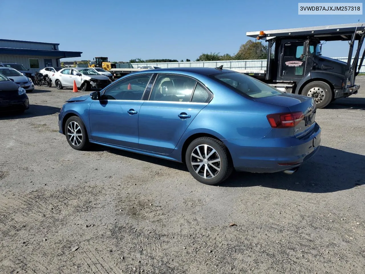 2018 Volkswagen Jetta Se VIN: 3VWDB7AJXJM257318 Lot: 74259574