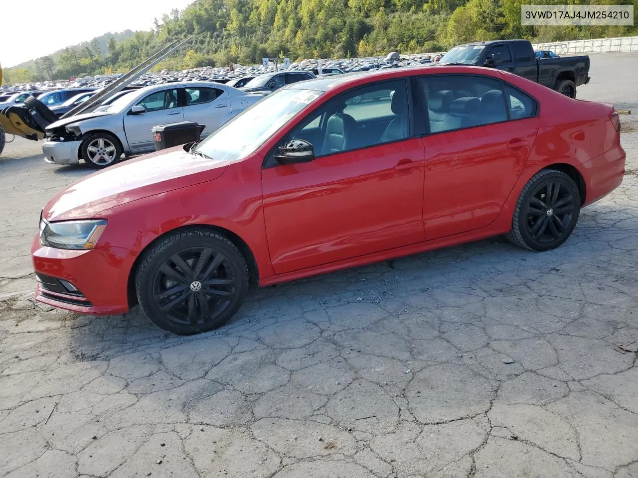 2018 Volkswagen Jetta Sport VIN: 3VWD17AJ4JM254210 Lot: 74475004