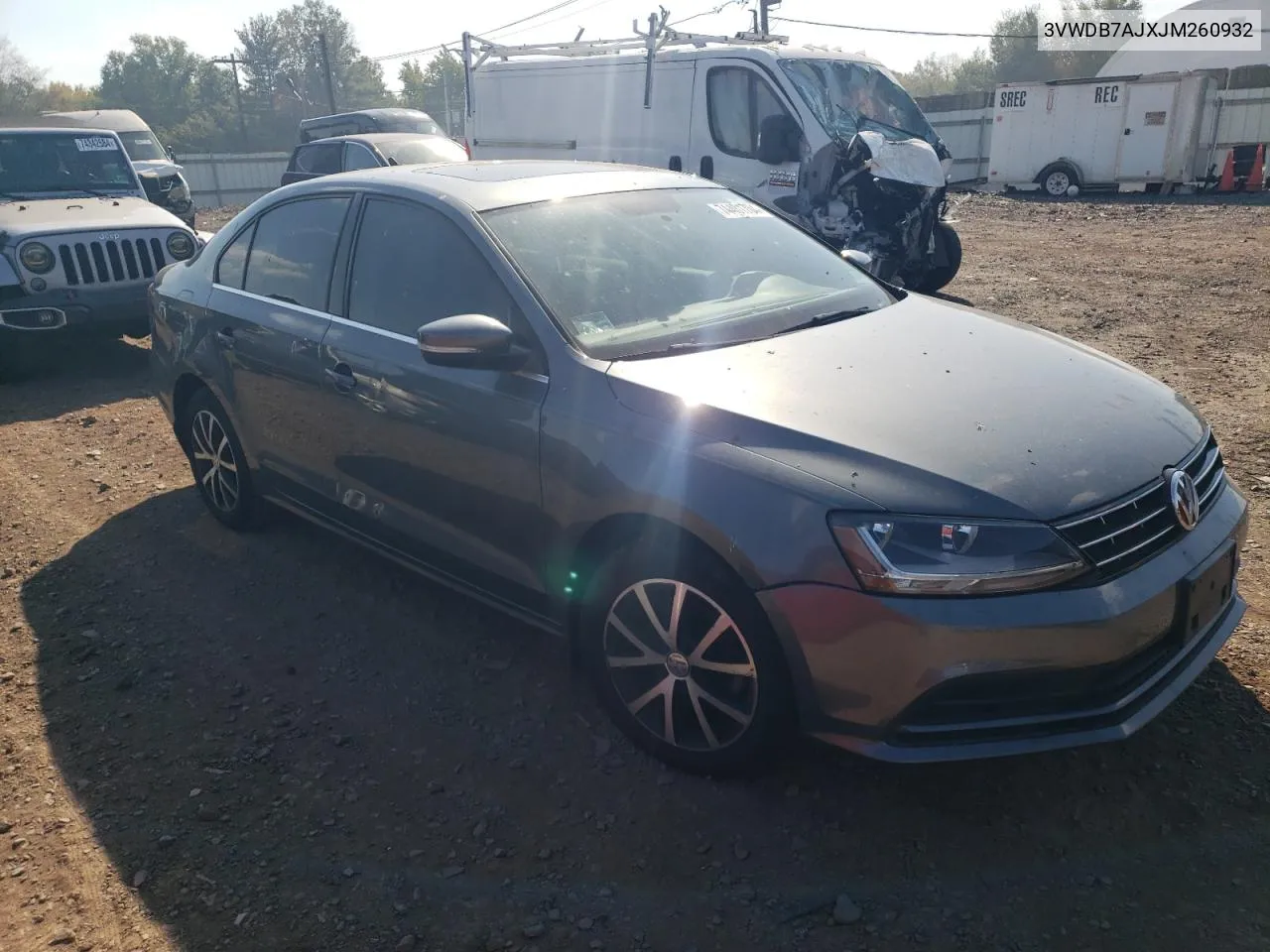 2018 Volkswagen Jetta Se VIN: 3VWDB7AJXJM260932 Lot: 74481704