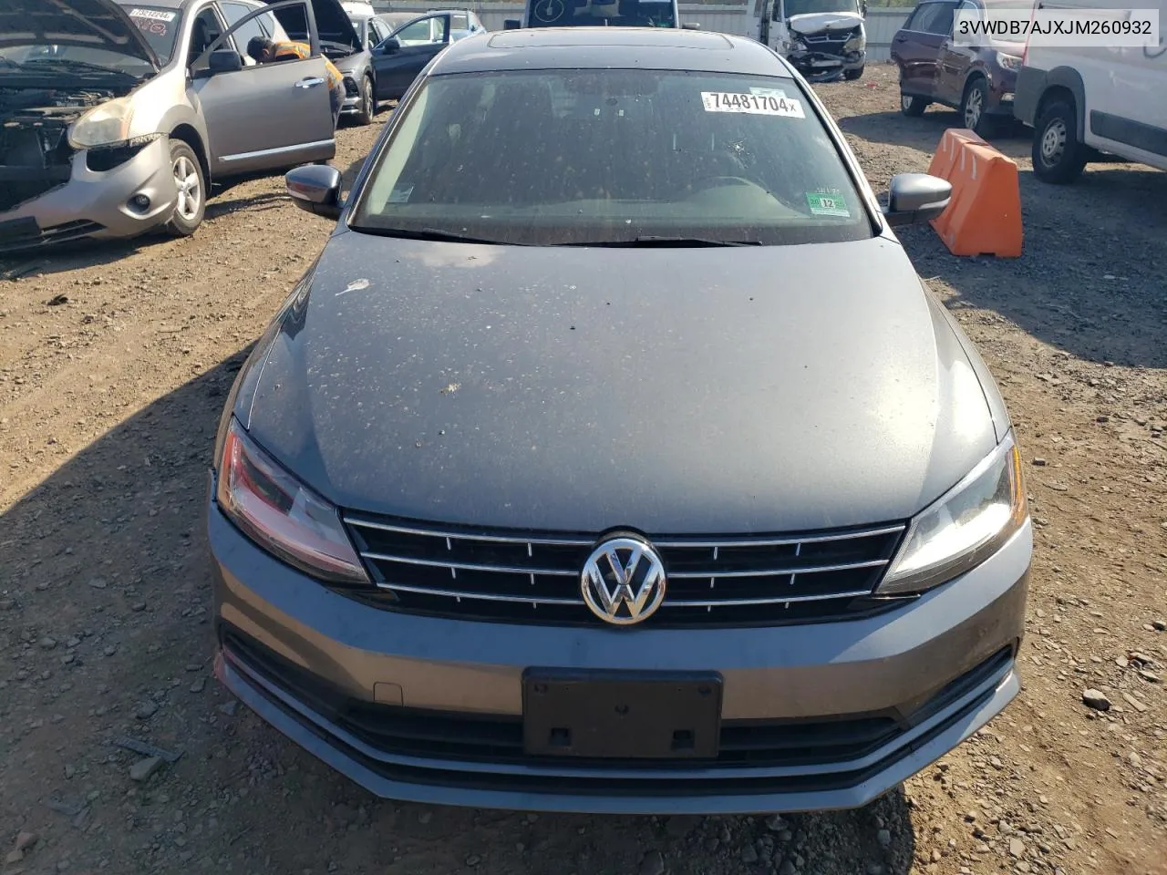 2018 Volkswagen Jetta Se VIN: 3VWDB7AJXJM260932 Lot: 74481704