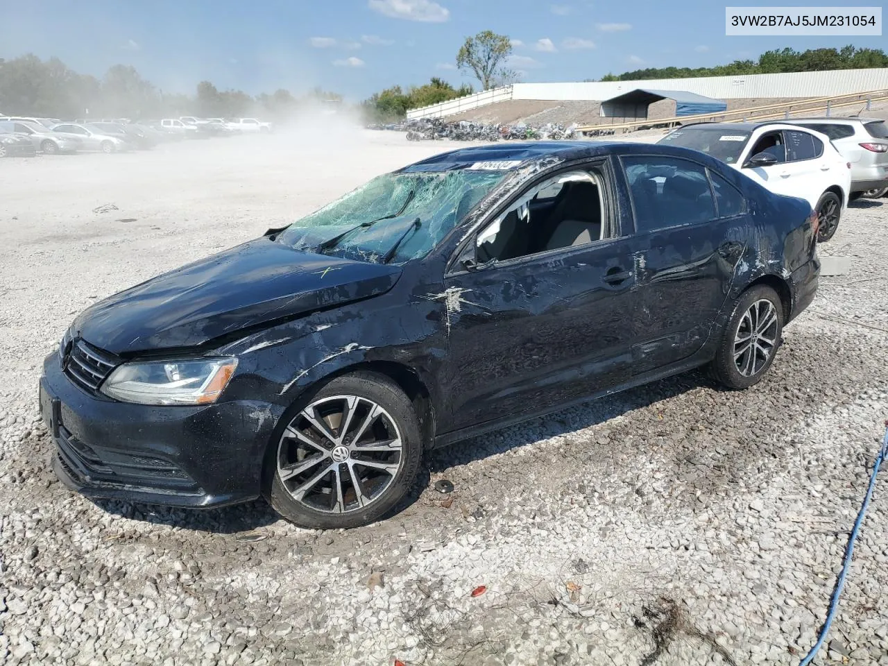 2018 Volkswagen Jetta S VIN: 3VW2B7AJ5JM231054 Lot: 74955504