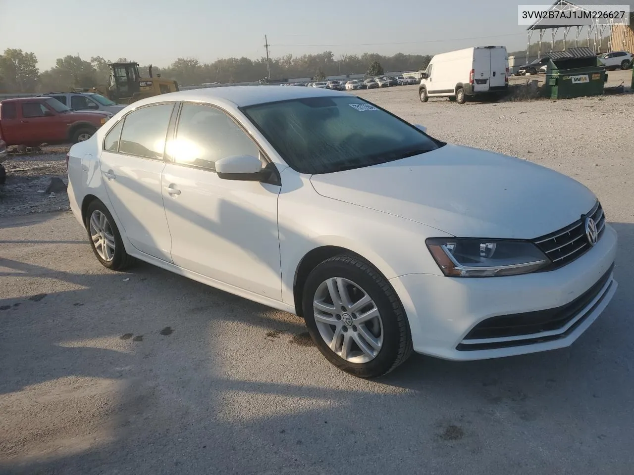 2018 Volkswagen Jetta S VIN: 3VW2B7AJ1JM226627 Lot: 75177594