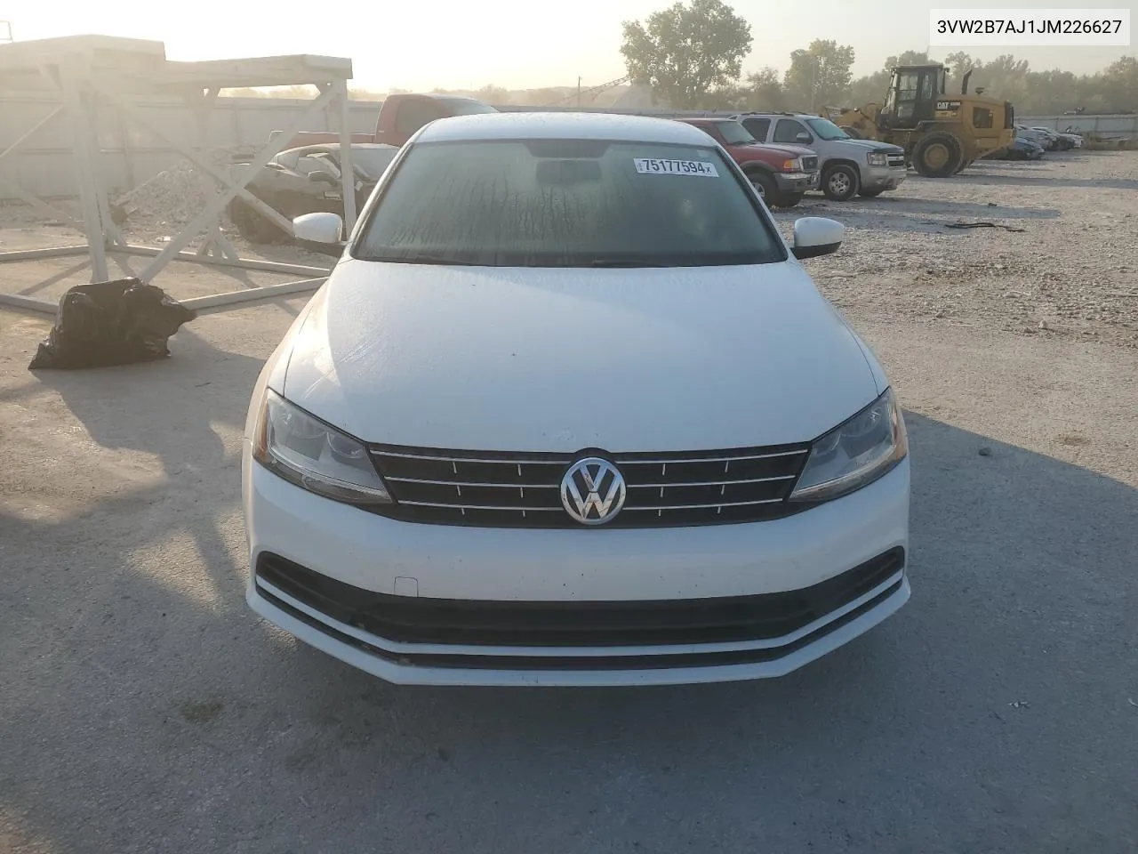 2018 Volkswagen Jetta S VIN: 3VW2B7AJ1JM226627 Lot: 75177594