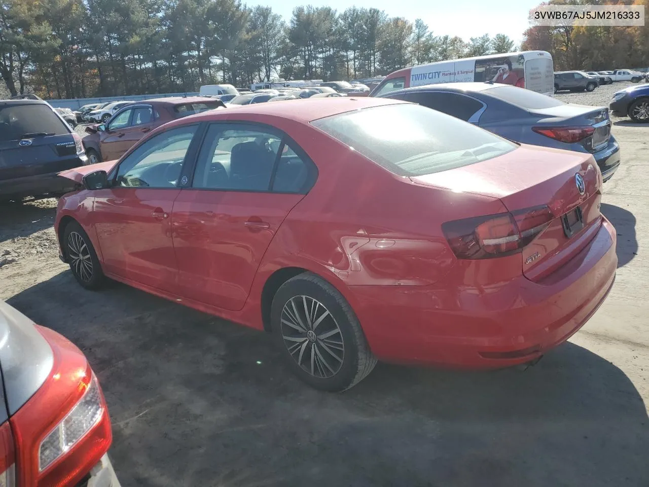 2018 Volkswagen Jetta Se VIN: 3VWB67AJ5JM216333 Lot: 75525614