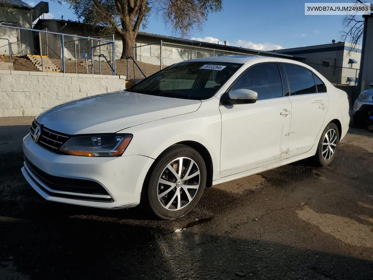 2018 Volkswagen Jetta Se VIN: 3VWDB7AJ9JM249503 Lot: 76122264