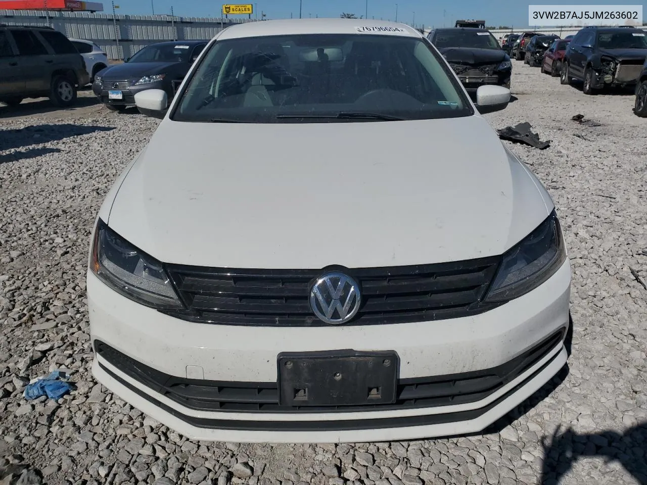 2018 Volkswagen Jetta S VIN: 3VW2B7AJ5JM263602 Lot: 76796654