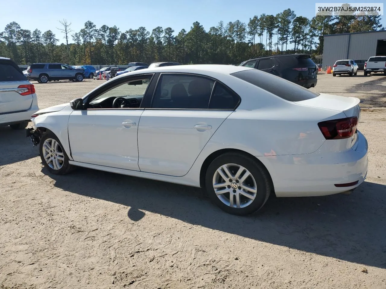 2018 Volkswagen Jetta S VIN: 3VW2B7AJ5JM252874 Lot: 76948914