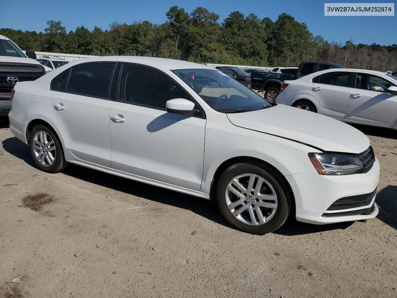 2018 Volkswagen Jetta S VIN: 3VW2B7AJ5JM252874 Lot: 76948914