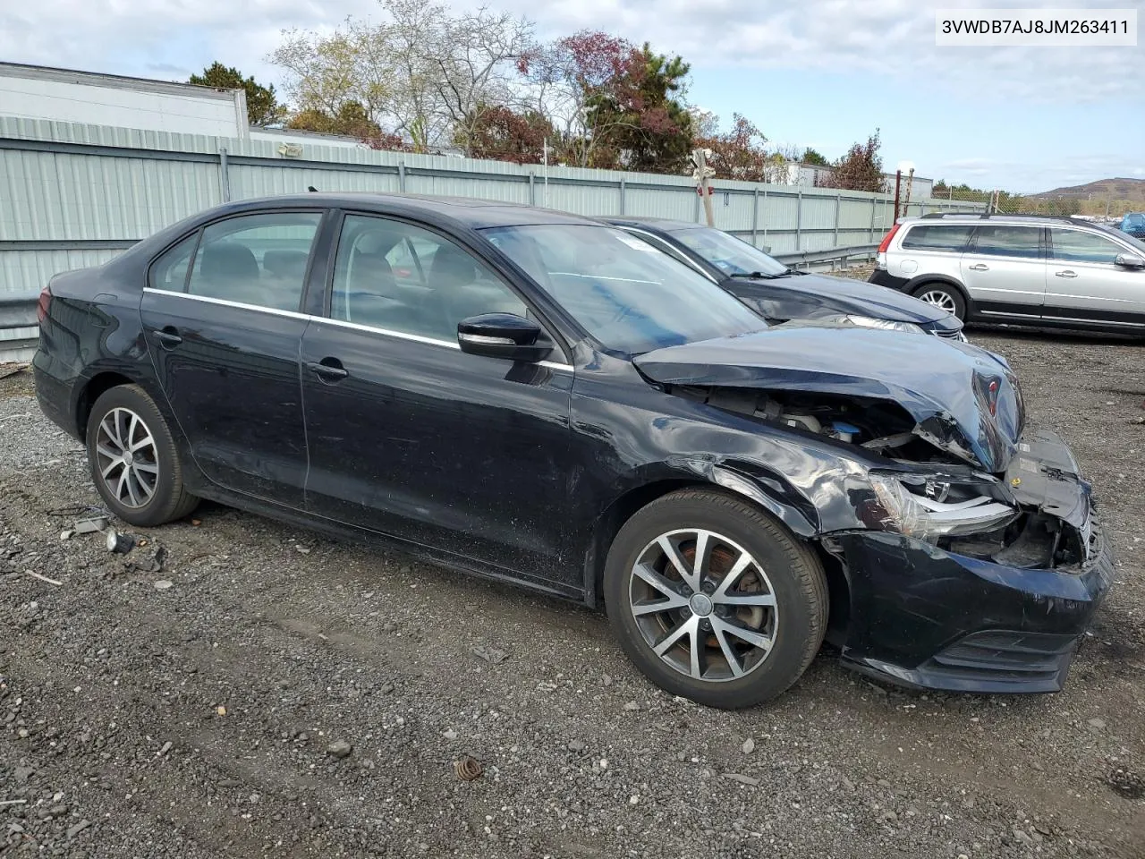 2018 Volkswagen Jetta Se VIN: 3VWDB7AJ8JM263411 Lot: 77255644