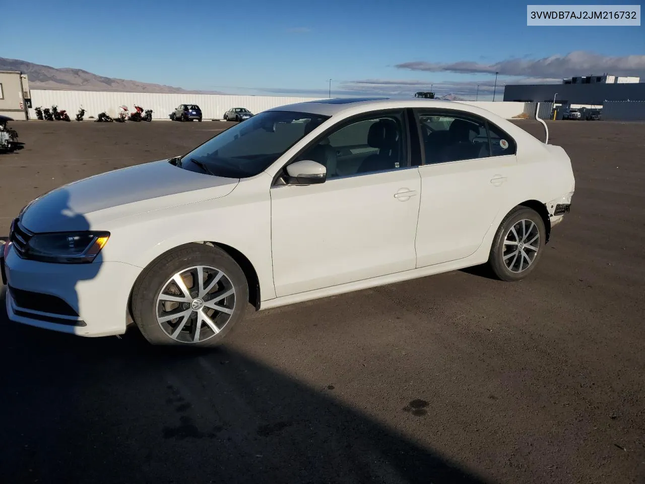 2018 Volkswagen Jetta Se VIN: 3VWDB7AJ2JM216732 Lot: 77388204