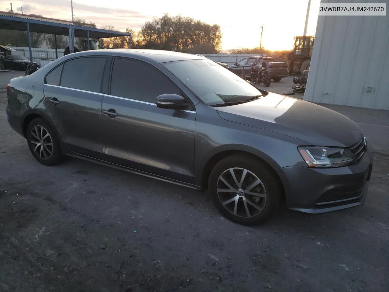 2018 Volkswagen Jetta Se VIN: 3VWDB7AJ4JM242670 Lot: 78044304