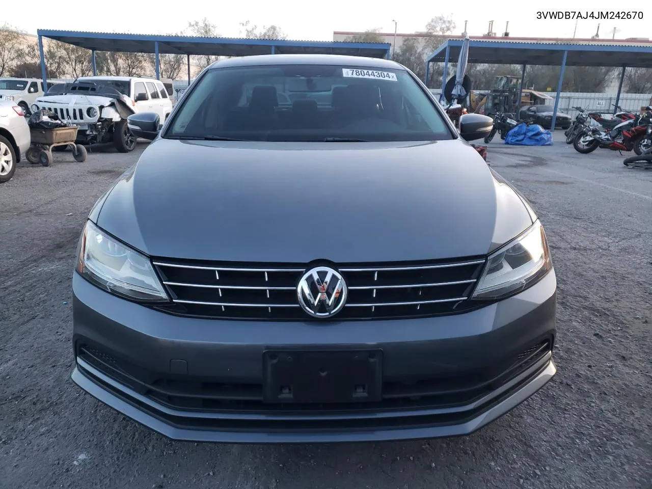 2018 Volkswagen Jetta Se VIN: 3VWDB7AJ4JM242670 Lot: 78044304