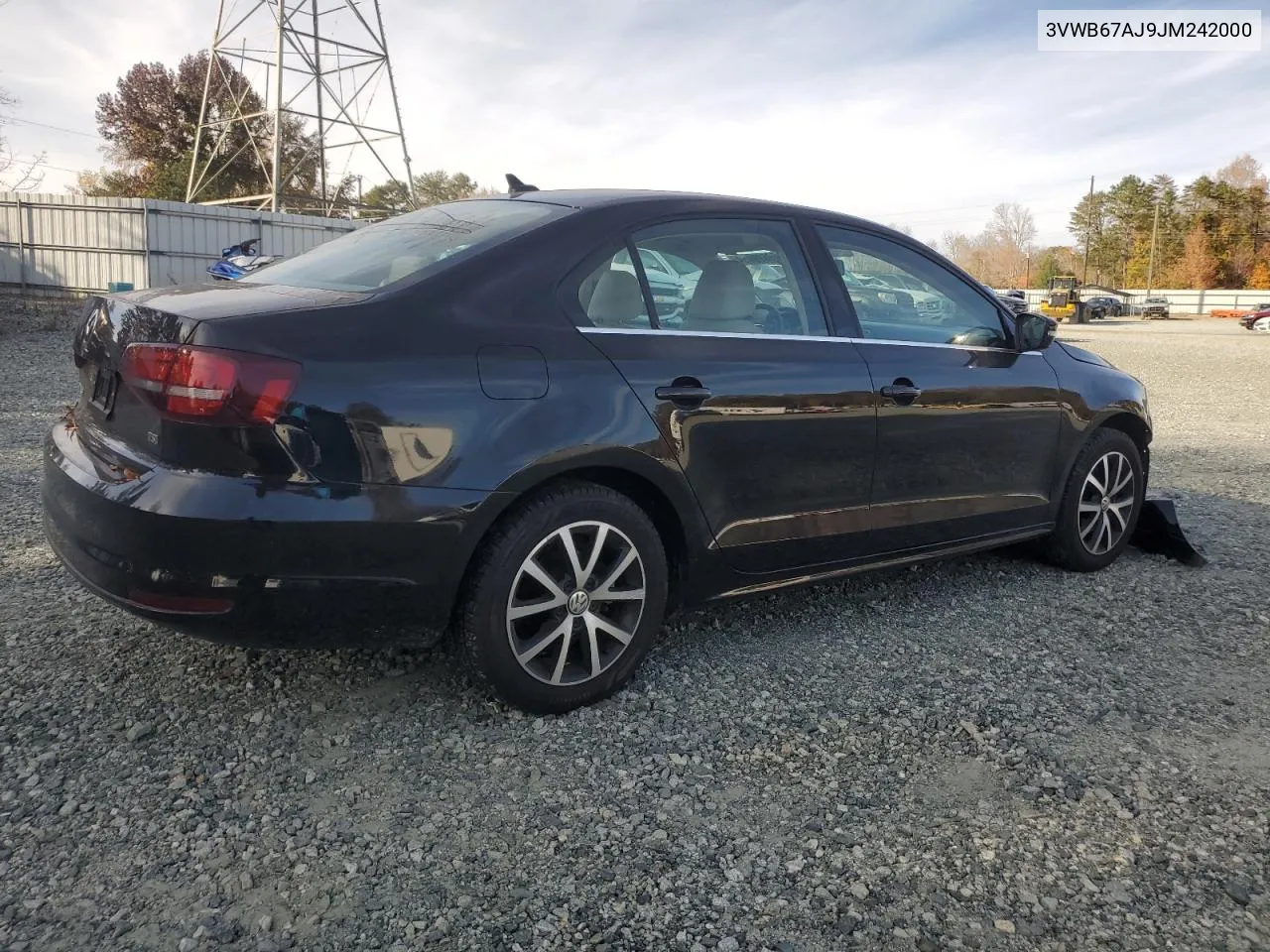 2018 Volkswagen Jetta Se VIN: 3VWB67AJ9JM242000 Lot: 78639454