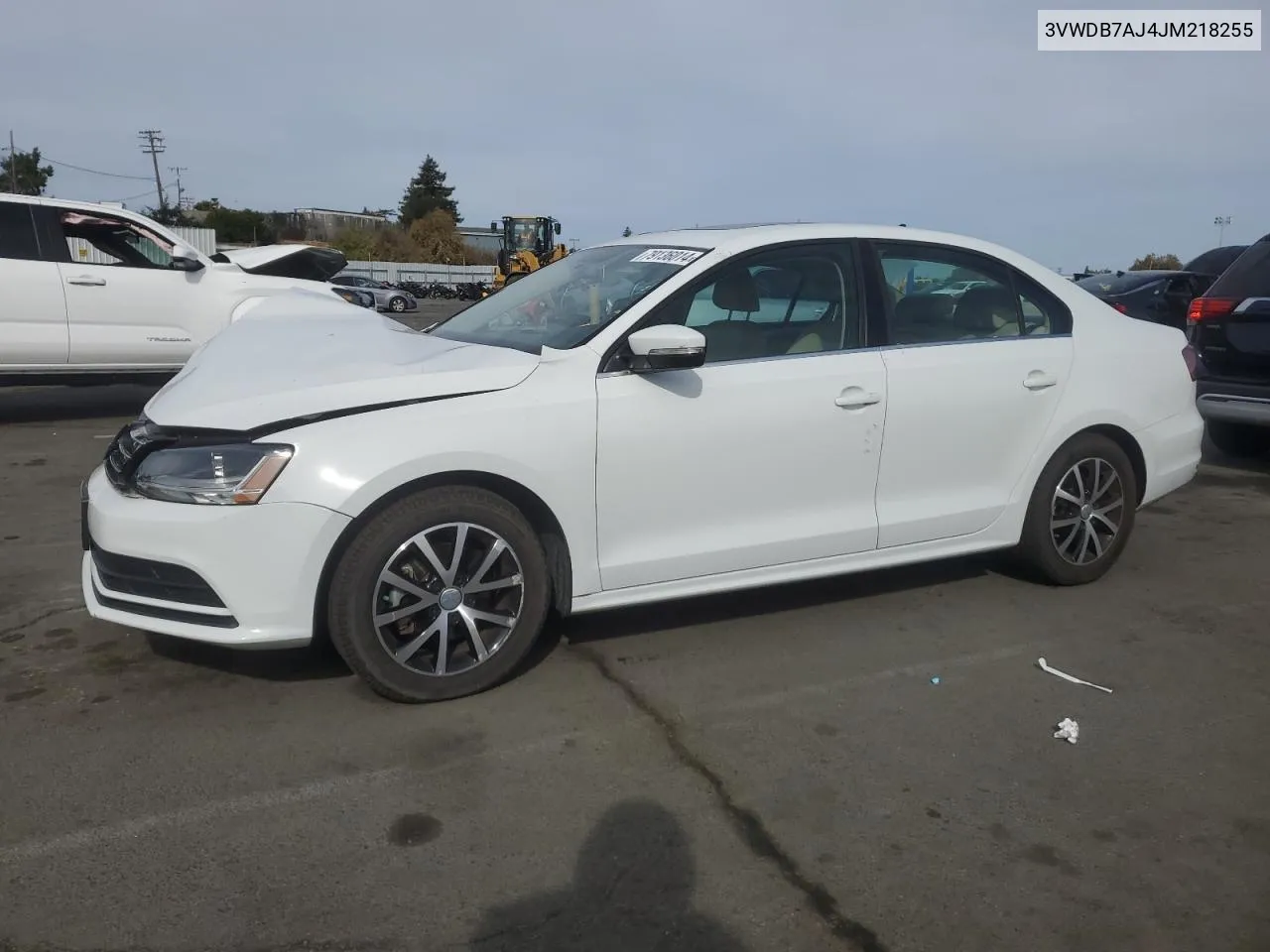 2018 Volkswagen Jetta Se VIN: 3VWDB7AJ4JM218255 Lot: 79136014