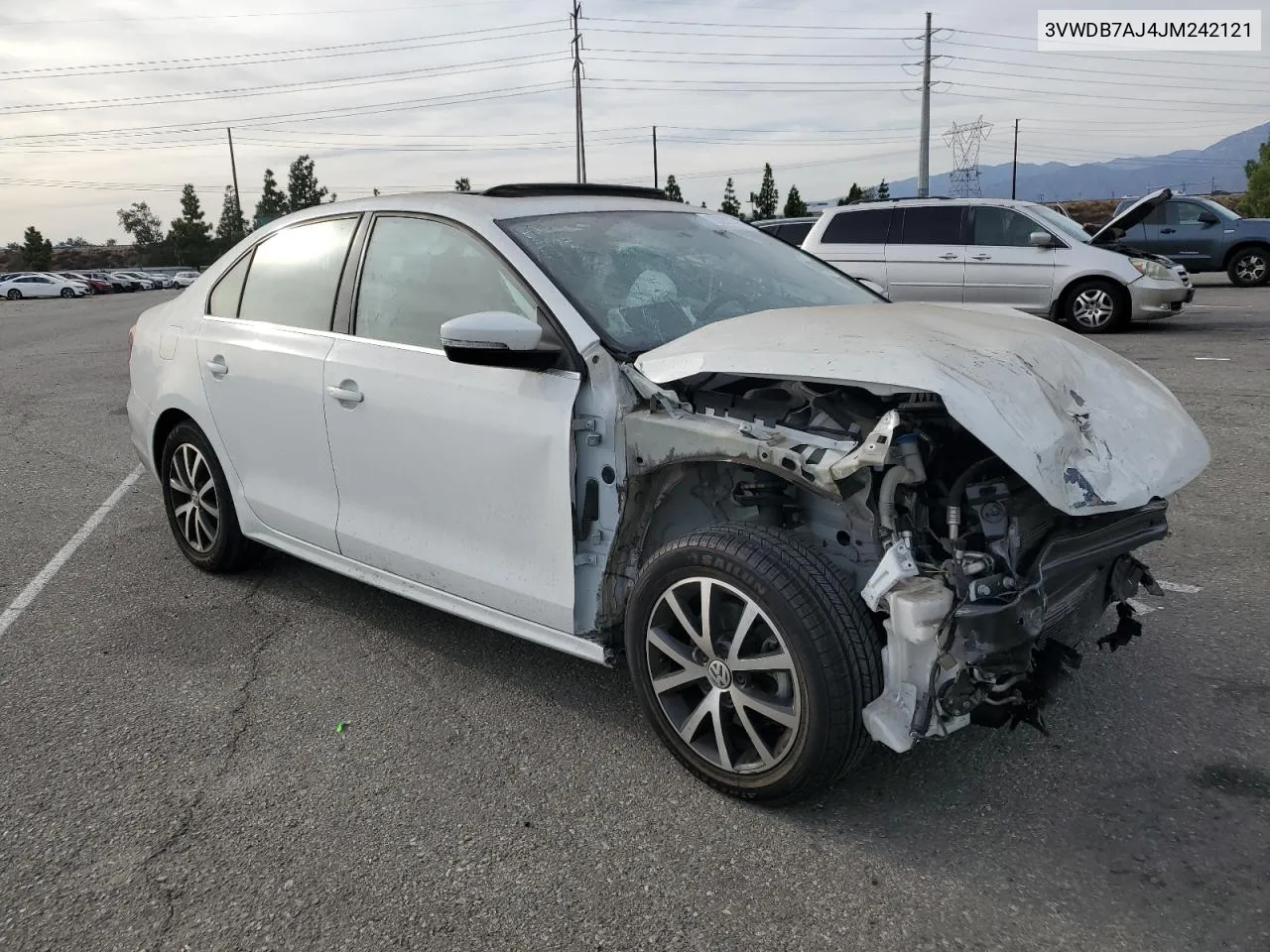 2018 Volkswagen Jetta Se VIN: 3VWDB7AJ4JM242121 Lot: 79201314