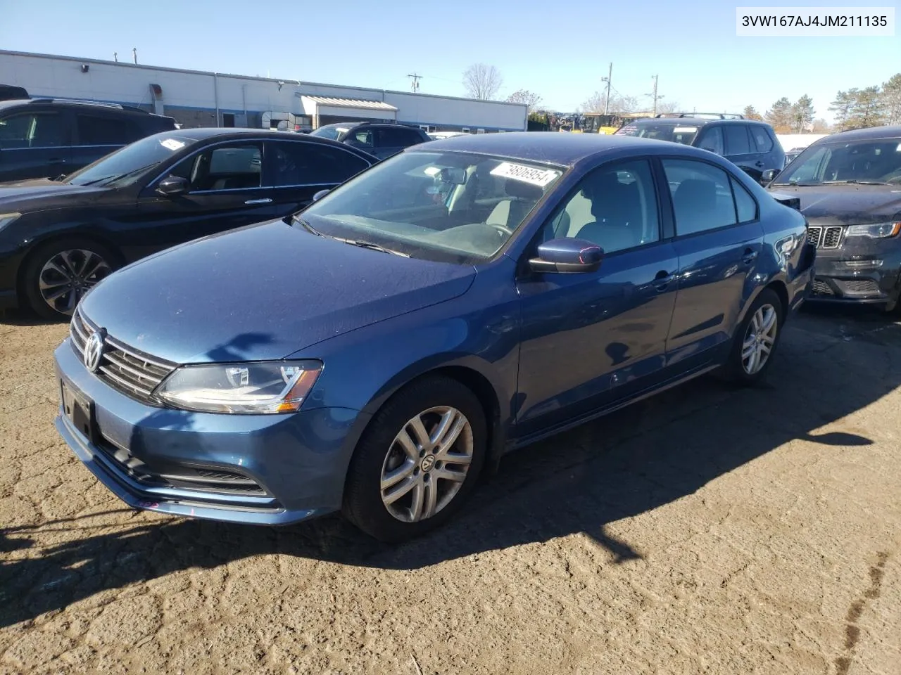 2018 Volkswagen Jetta S VIN: 3VW167AJ4JM211135 Lot: 79806954