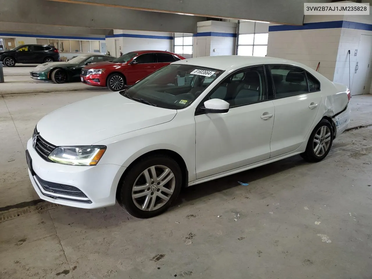 2018 Volkswagen Jetta S VIN: 3VW2B7AJ1JM235828 Lot: 81603664