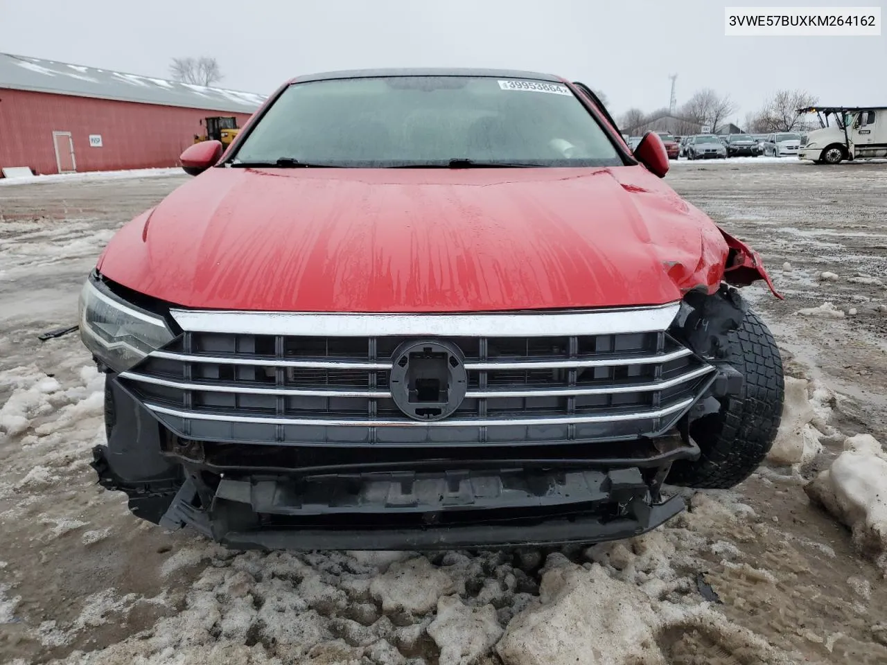 2019 Volkswagen Jetta Sel VIN: 3VWE57BUXKM264162 Lot: 39953864