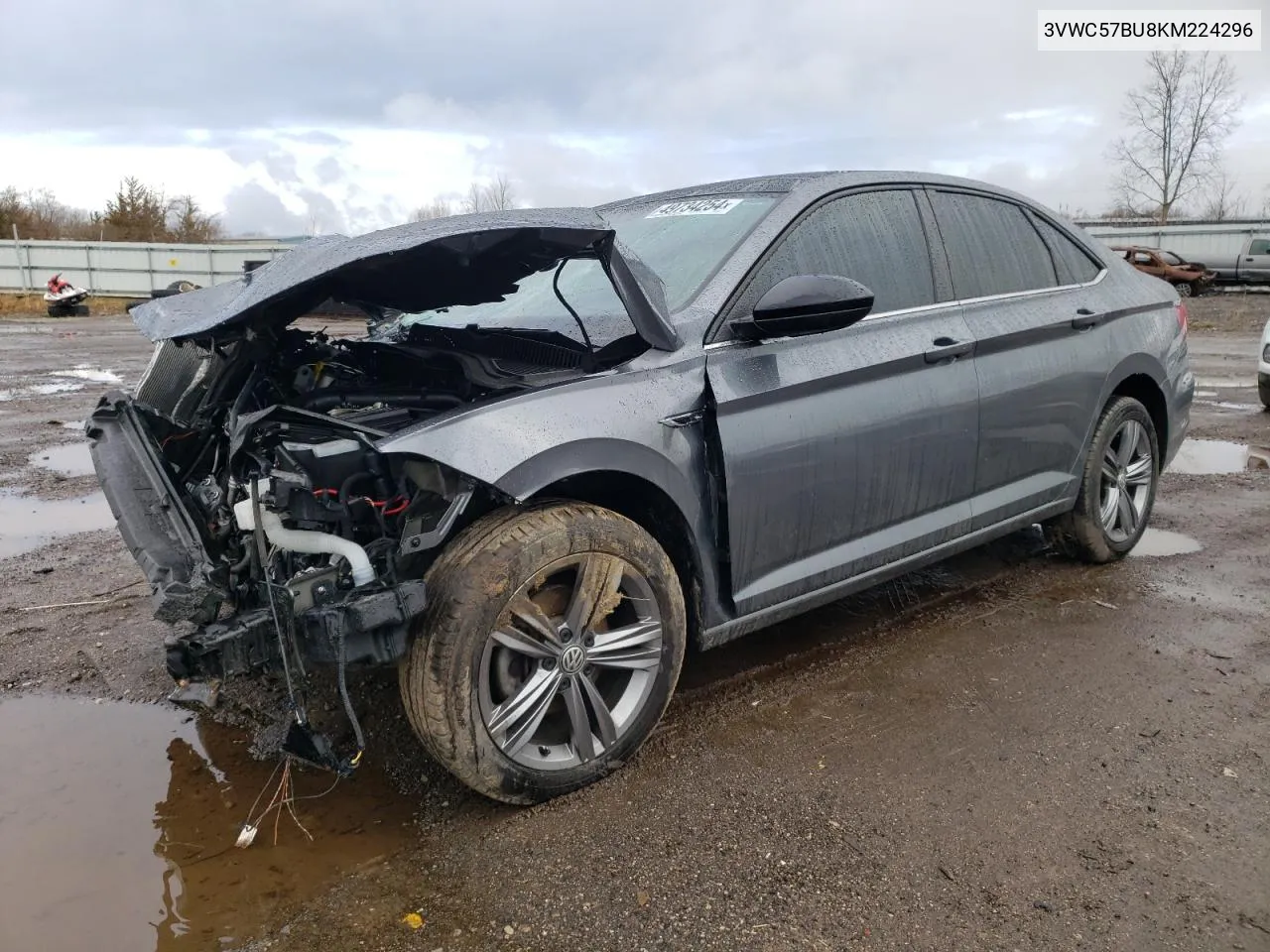 3VWC57BU8KM224296 2019 Volkswagen Jetta S