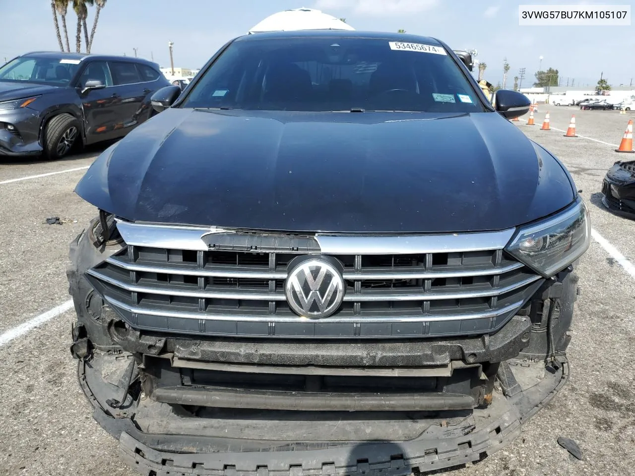 2019 Volkswagen Jetta Sel Premium VIN: 3VWG57BU7KM105107 Lot: 53465674