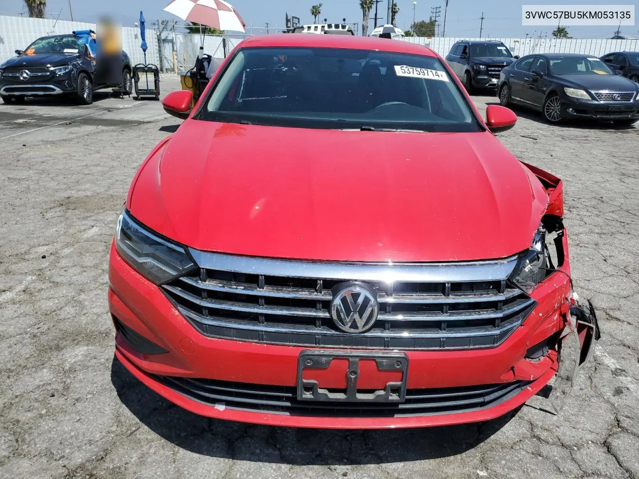 3VWC57BU5KM053135 2019 Volkswagen Jetta S