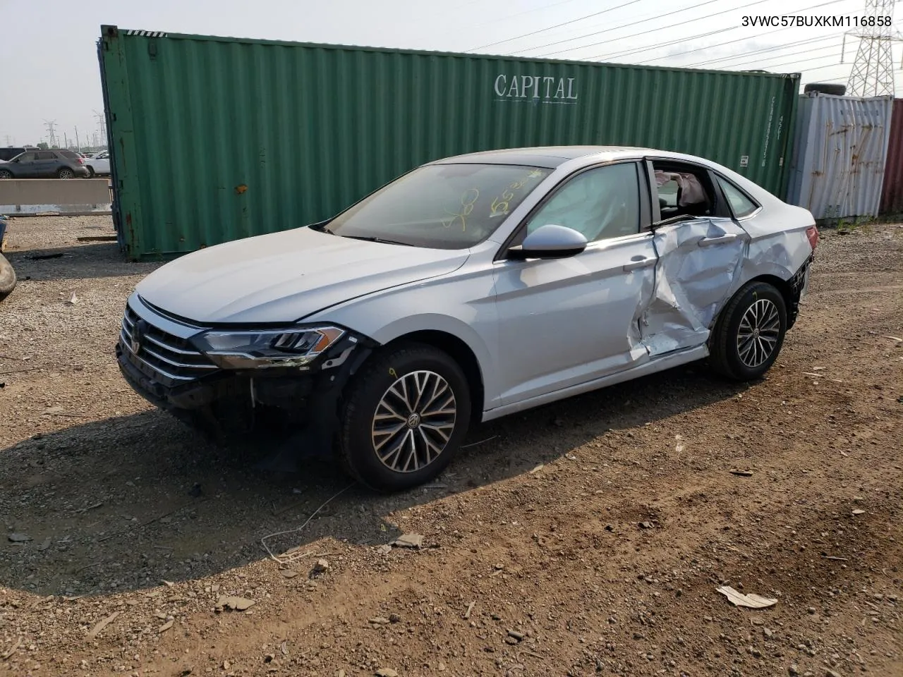 2019 Volkswagen Jetta S VIN: 3VWC57BUXKM116858 Lot: 55301483