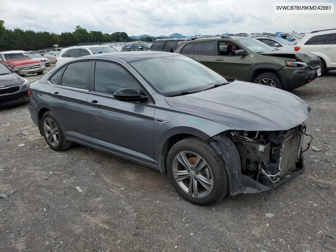 2019 Volkswagen Jetta S VIN: 3VWCB7BU9KM242881 Lot: 55457804