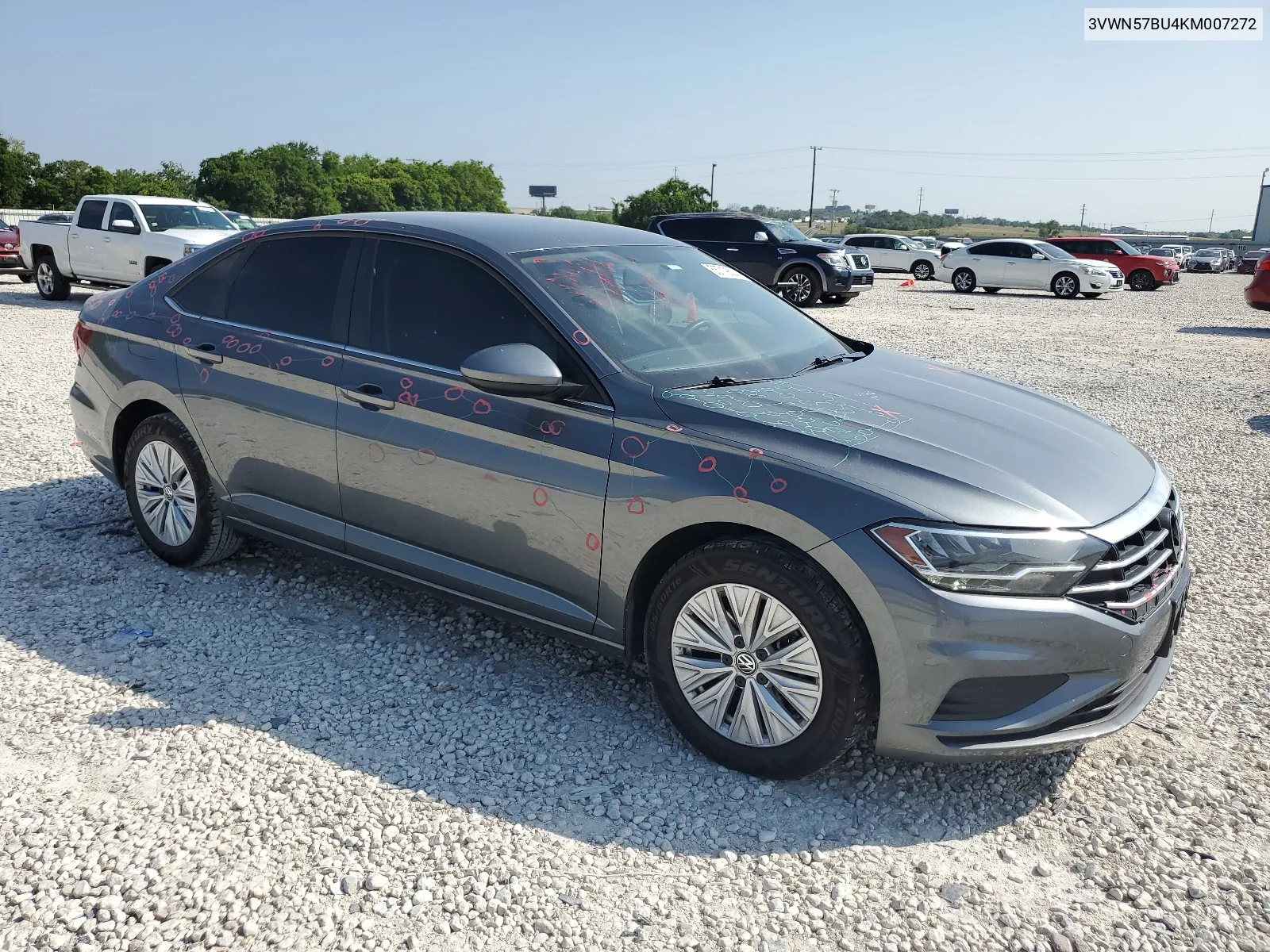 2019 Volkswagen Jetta S VIN: 3VWN57BU4KM007272 Lot: 55719624