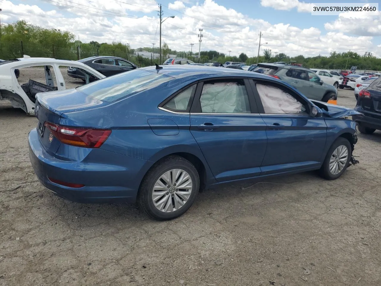 2019 Volkswagen Jetta S VIN: 3VWC57BU3KM224660 Lot: 56681554