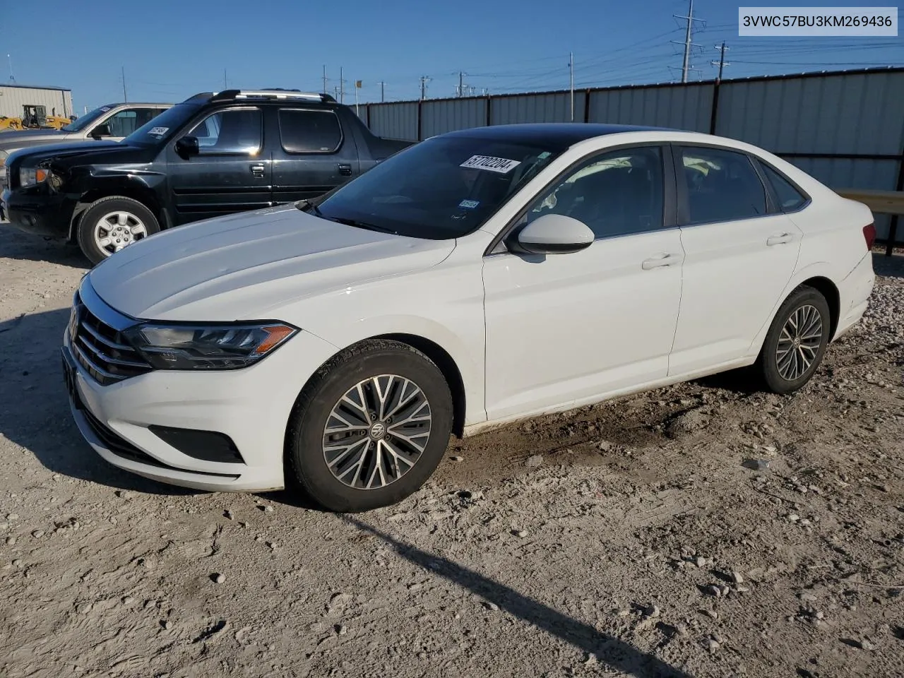 2019 Volkswagen Jetta S VIN: 3VWC57BU3KM269436 Lot: 57702204