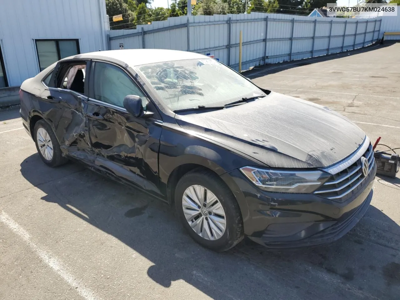 2019 Volkswagen Jetta S VIN: 3VWC57BU7KM024638 Lot: 58036564