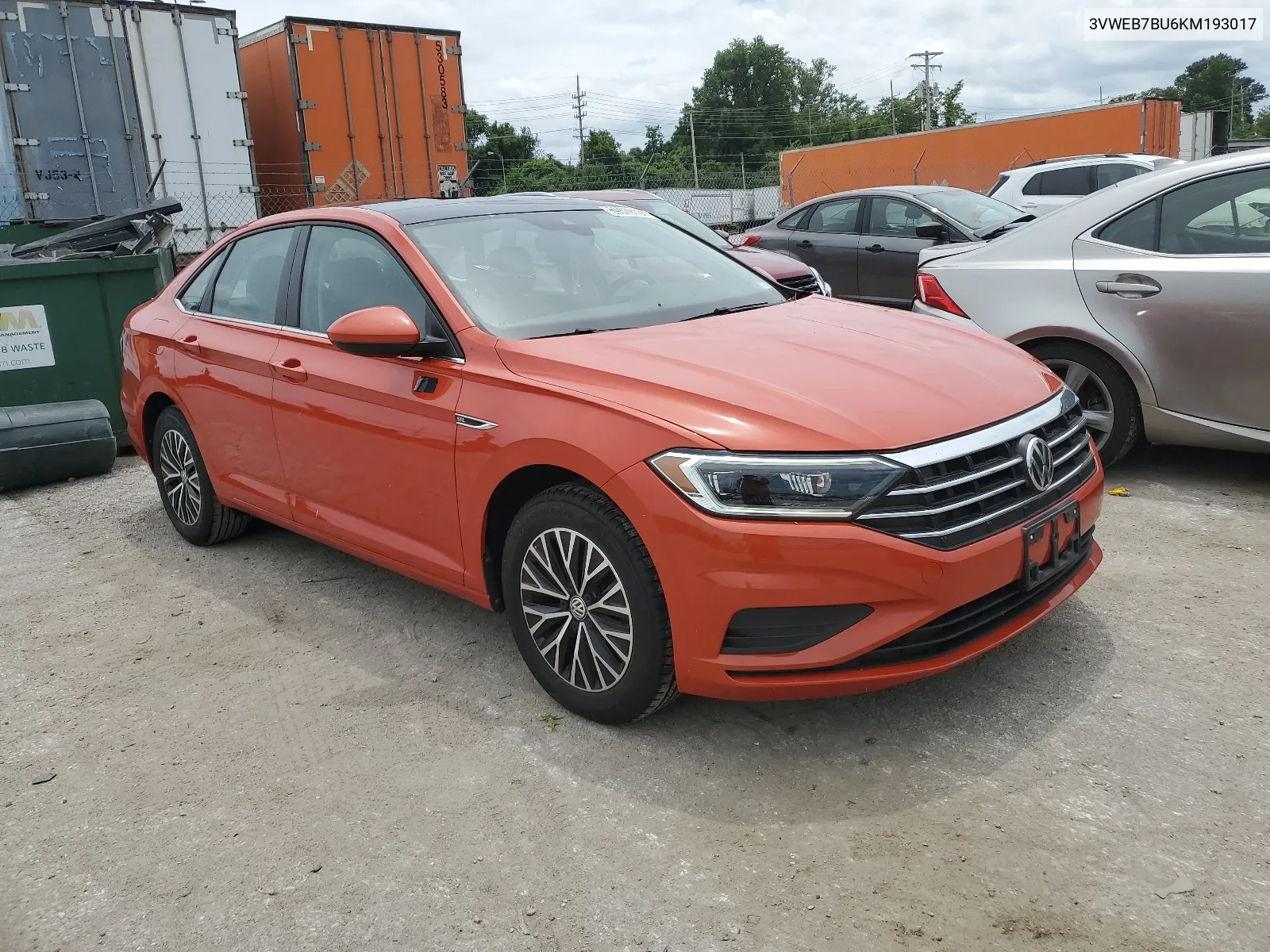 3VWEB7BU6KM193017 2019 Volkswagen Jetta Sel