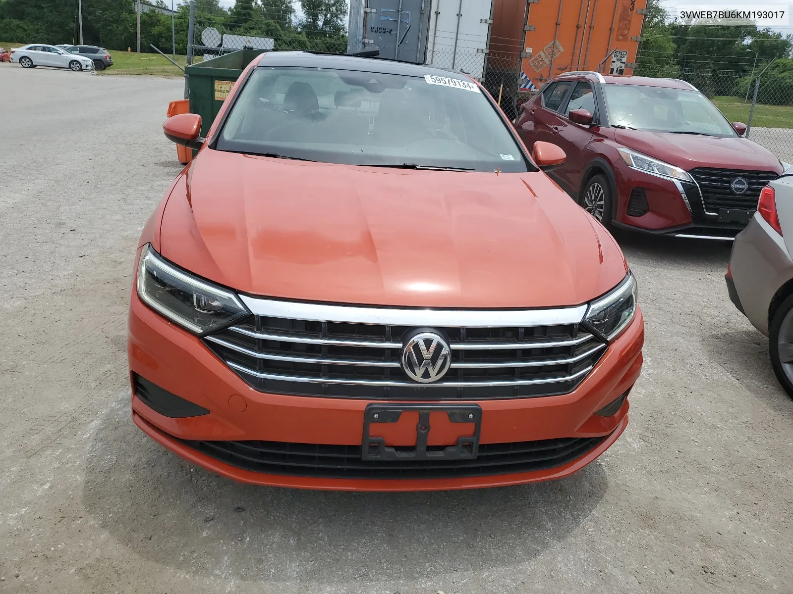 3VWEB7BU6KM193017 2019 Volkswagen Jetta Sel