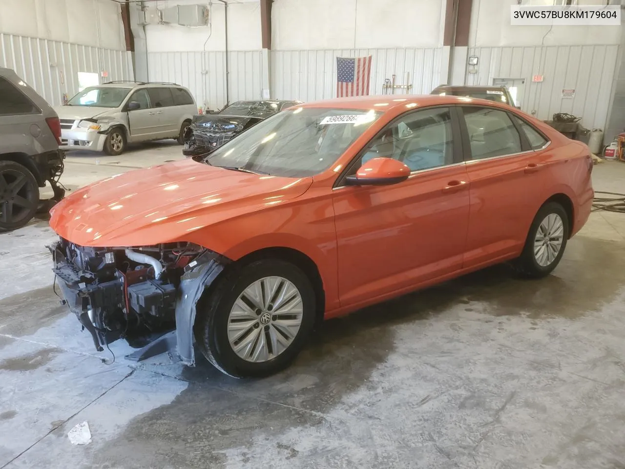 2019 Volkswagen Jetta S VIN: 3VWC57BU8KM179604 Lot: 59892864