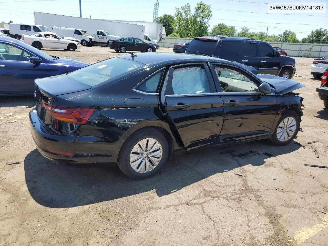 2019 Volkswagen Jetta S VIN: 3VWC57BU0KM141817 Lot: 60471434