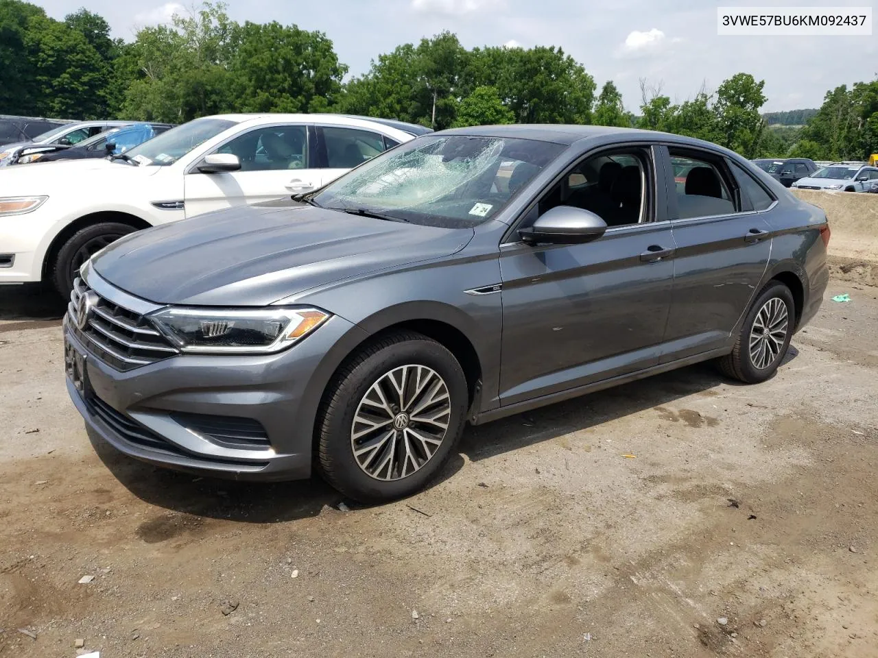 2019 Volkswagen Jetta Sel VIN: 3VWE57BU6KM092437 Lot: 60957714