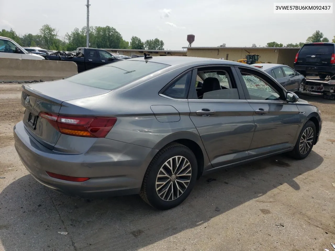 2019 Volkswagen Jetta Sel VIN: 3VWE57BU6KM092437 Lot: 60957714