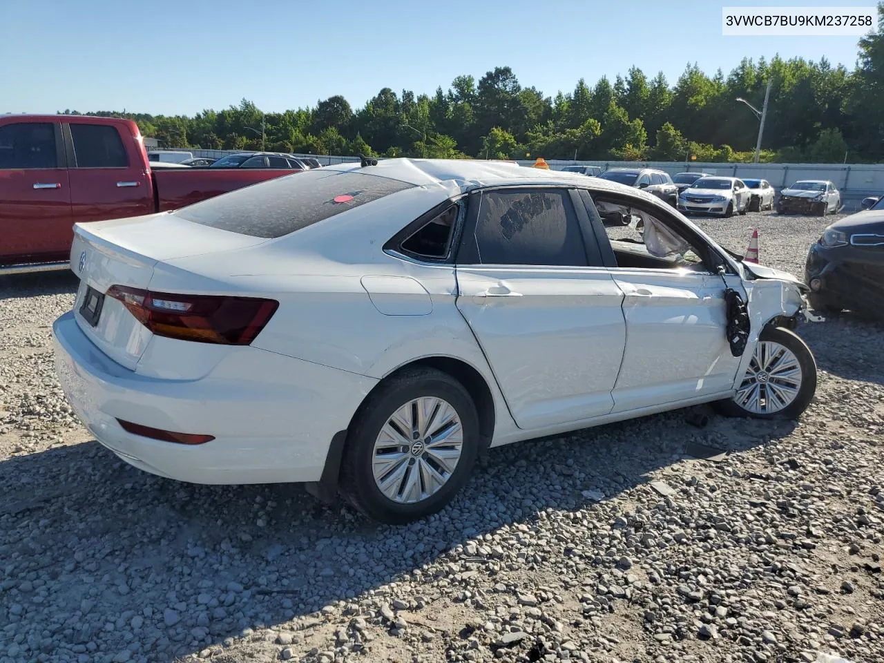 2019 Volkswagen Jetta S VIN: 3VWCB7BU9KM237258 Lot: 61426744