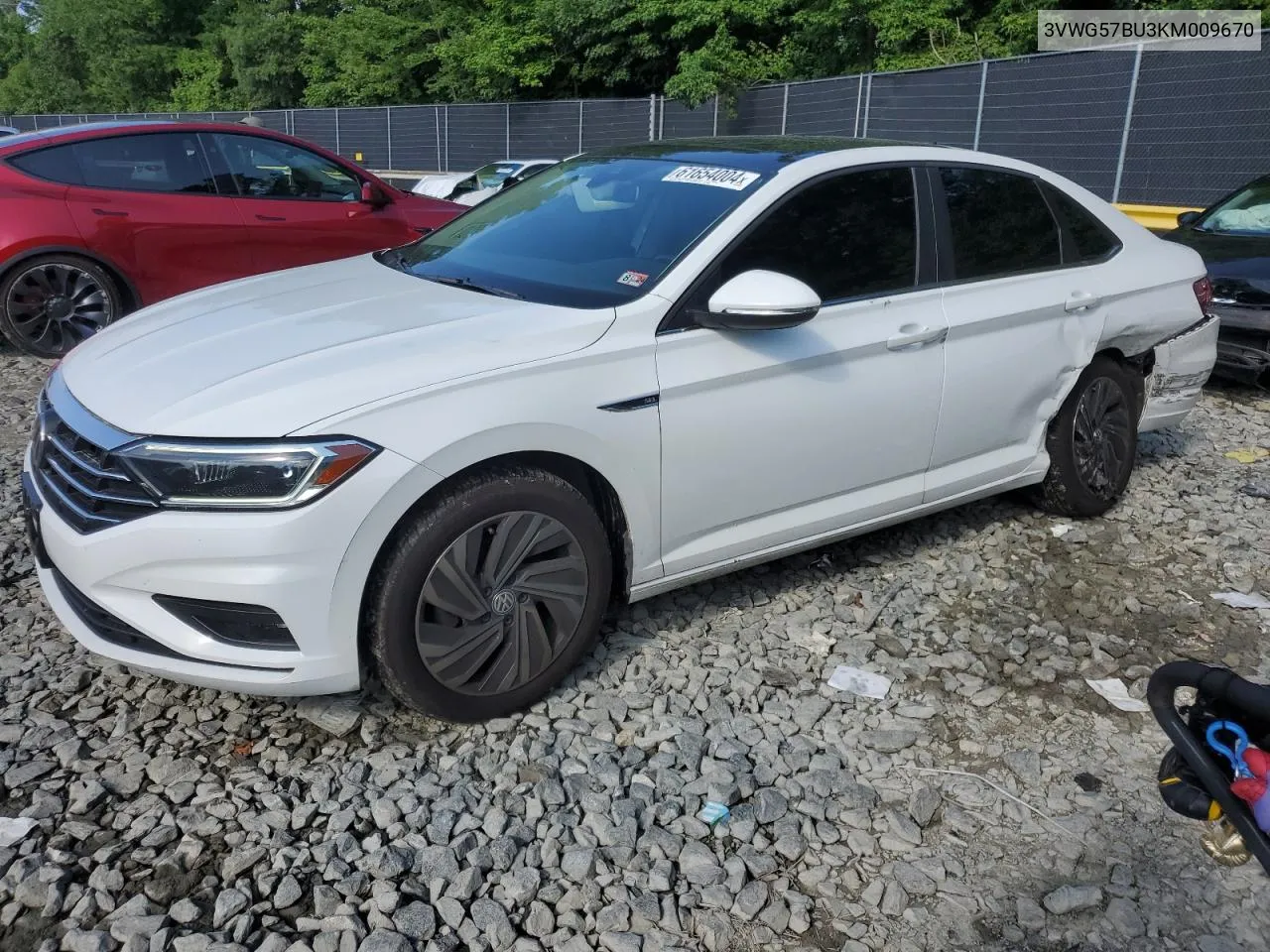 2019 Volkswagen Jetta Sel Premium VIN: 3VWG57BU3KM009670 Lot: 61654004