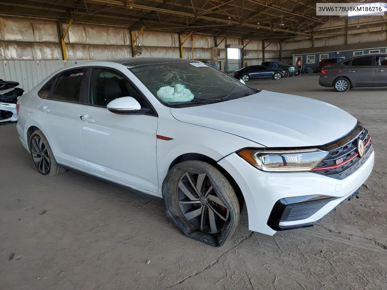 2019 Volkswagen Jetta Gli VIN: 3VW6T7BU8KM186216 Lot: 61958314