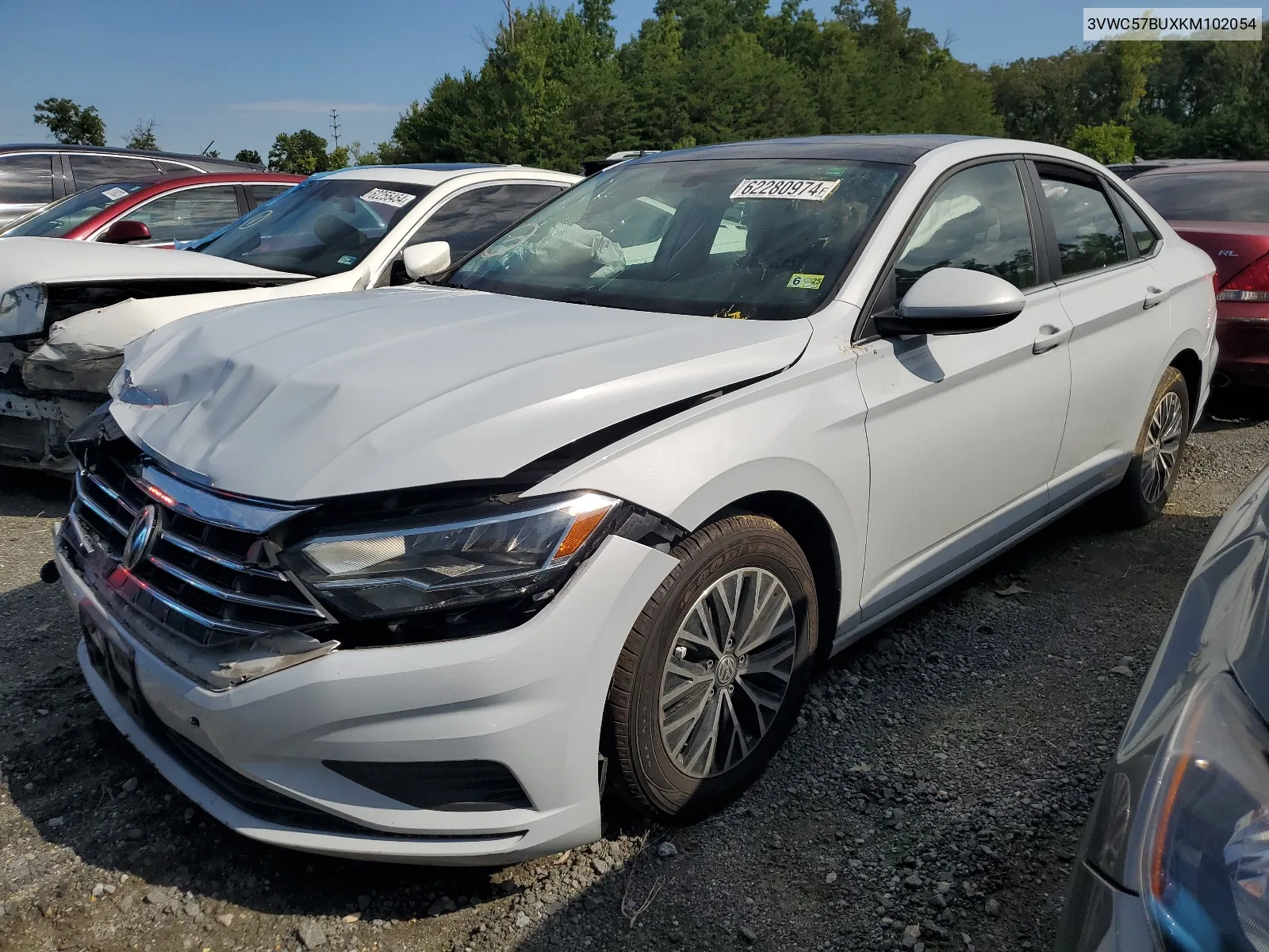 3VWC57BUXKM102054 2019 Volkswagen Jetta S