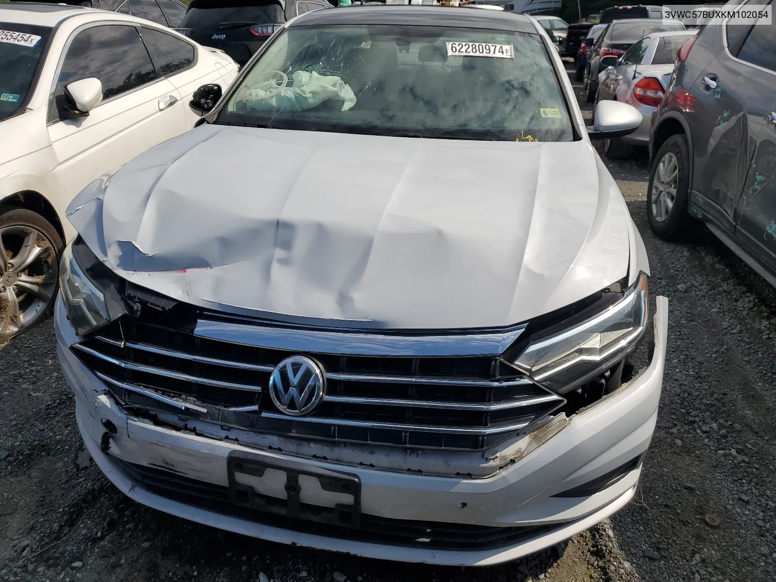 2019 Volkswagen Jetta S VIN: 3VWC57BUXKM102054 Lot: 62280974