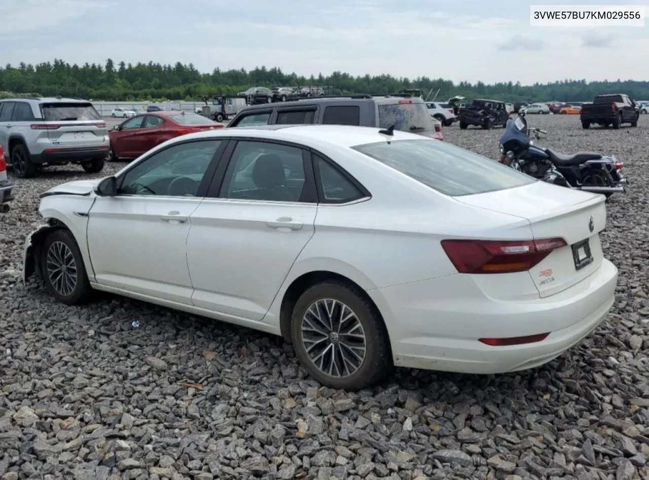 2019 Volkswagen Jetta Sel VIN: 3VWE57BU7KM029556 Lot: 62448344