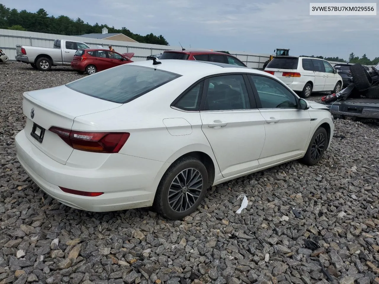 2019 Volkswagen Jetta Sel VIN: 3VWE57BU7KM029556 Lot: 62448344